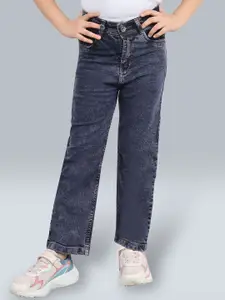 BAESD Girls Straight Fit Mid-Rise Jeans