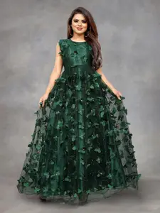 JULEE Floral Embroidered & Flare Maxi Dress