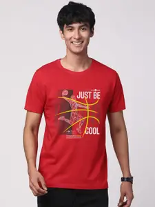 ADRO Men Graphic Printed Round Neck Cotton T-shirt