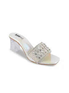 BAESD Embellished Block Heel Sandals