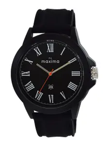 maxima Men Dial & Straps Analogue Watch 58284PPGW