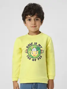 Nauti Nati Boys Graphic Printed Pullover Sweatshirt