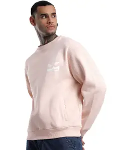 WROGN Men Round Neck Sweatshirt