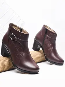 Try Me Women Block-Heeled Regular Boots