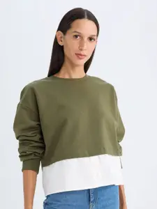 DeFacto Women Colourblocked Pullover