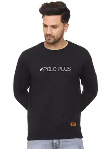 Polo Plus Men Printed Round Neck Sweatshirt