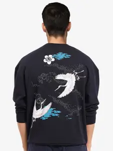 RARE RABBIT Men Printed Pullover Sweatshirt