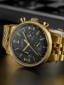 Timex Men Marlin Round Dial & Stainless Steel Straps Analogue Watch TW2W59900UJ