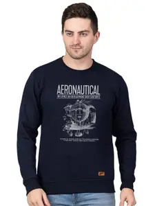 Polo Plus Men Graphic Printed Sweatshirt
