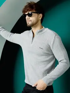 KVETOO Men Turtle Neck Pullover