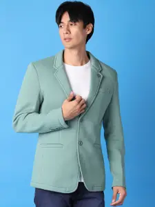 V-Mart Notched Lapel Single Breasted Casual Blazer