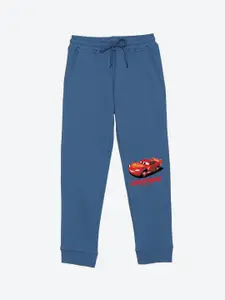 YK Disney Boys Graphic Printed Mid-Rise Joggers