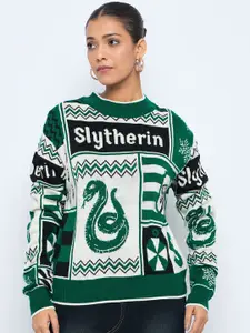 GABBLE & WOLSH Women Typography Printed Pullover