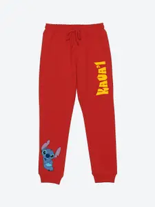 YK Disney Boys Printed Mid-Rise Joggers