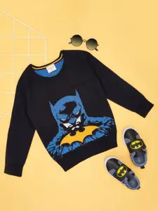 Pantaloons Junior Boys Graphic Print Pullover Sweaters