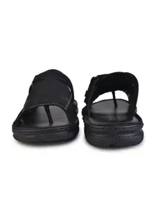 Buckaroo Men Leather Slip-On Comfort Sandals