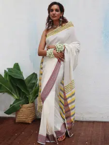 Chidiyaa Woven Design Jamdani Saree