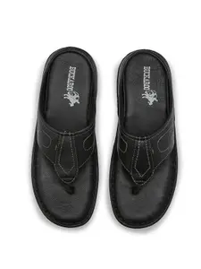 Buckaroo Men Leather Slip-On Comfort Sandals