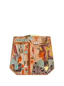 Anuschka Women Abstract Printed Leather Two Fold Wallet