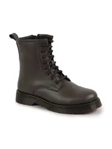 FAUSTO Women High Top Lace Up Regular Boots