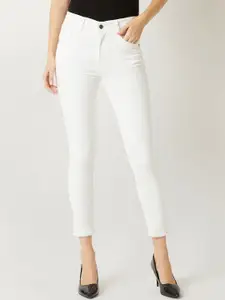 Miss Chase Women Skinny High Rise Bleached Stretchable Denim Jeans