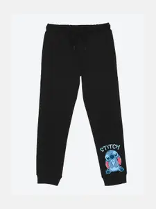YK Disney Boys Graphic Printed Mid-Rise Joggers