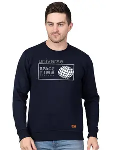 Polo Plus Men Printed Round Neck Sweatshirt