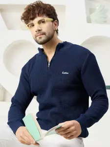 KVETOO Men Half Zipper Pullover