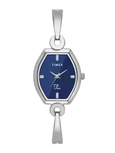 Timex Women Brass Dial & Stainless Steel Bracelet Style Straps Analogue Watch TWEL19700