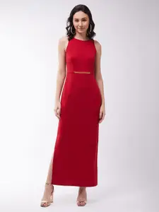 BAESD Slim Fit Round Neck Sleeveless Maxi Dress