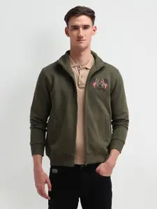 U.S. Polo Assn. Denim Co. Men Embroidered High Neck Sweatshirt