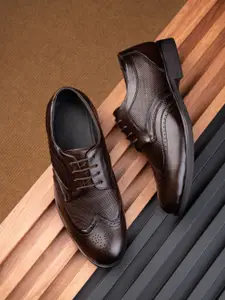 MENGLER Men Leather Formal Brogues
