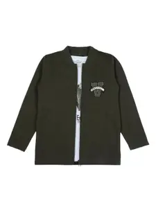 CAVIO Boys Cotton Open Front Jacket & T-Shirt