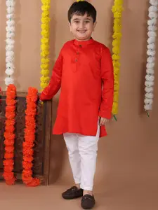 Sangria Boys Pure Cotton Kurta With Trouser