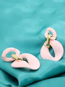 KRENOZ Rhodium Plated Classic Drop Earrings