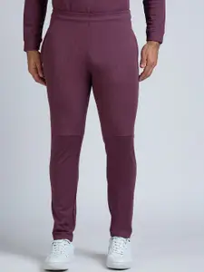 Black Panther Men Striped Mid-Rise Track Pants