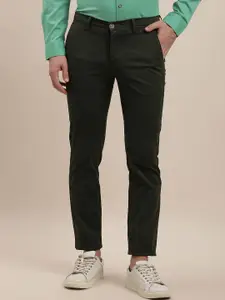 Turtle Men Printed Relaxed Skinny Fit Chinos Trousers