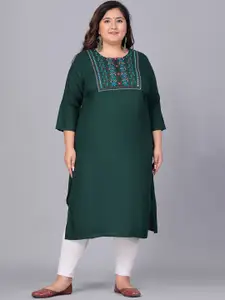 Sztori Women Yoke Design Thread Work Kurta
