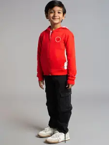 Ed-a-Mamma Boys Typography Open Front Jacket