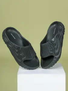 Red Tape Men Self Design Casual Rubber Sliders