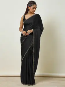 Soch Embellished Beads and Stones Tissue Saree