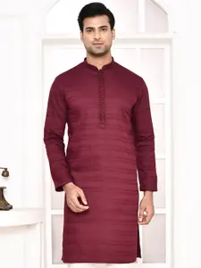MAAHI FABS Men Ethnic Motifs Thread Work Kurta