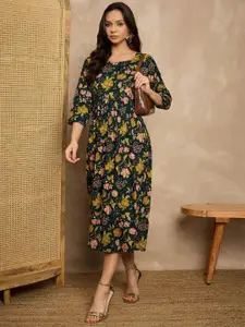 BAESD Women Floral Print Maternity A-Line Dress