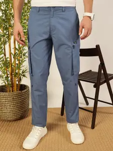 Thomas Scott Men Smart Cricket Club Collection Easy Wash Cargo Trousers