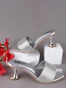 BAESD Women Embellished Party Block Sandals