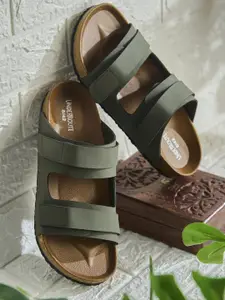 UNDERROUTE Men Synthetic Leather Ultralite Comfort Sandals