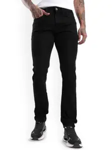 WROGN Men Classic Slim Fit Mid-Rise Cotton Jeans