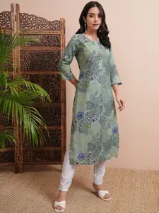 Vishudh Women Floral Printed Floral Kurta