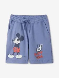 The Souled Store Boys Printed Mickey Mouse Shorts