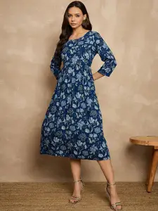 BAESD Floral Print Maternity Women A-Line Dress